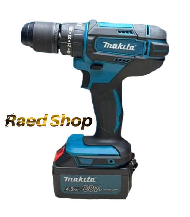 دریل شارژی Makita rechargable drill 103000610 88v Three metal systems